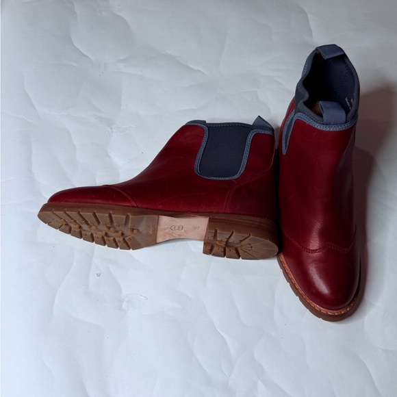 Lucchese Chelsea All-Weather Boots – Oxblood Red – NEW UNISEX MEN / WOMEN - Picture 1 of 5